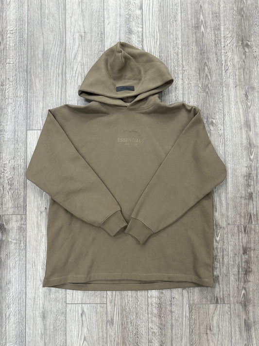 Essentials Fear of God Hoodie Olive Size XS