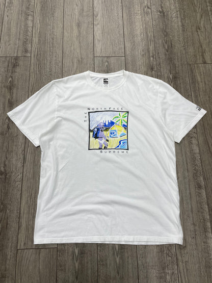 XL - Supreme The North Face Sketch White Tee