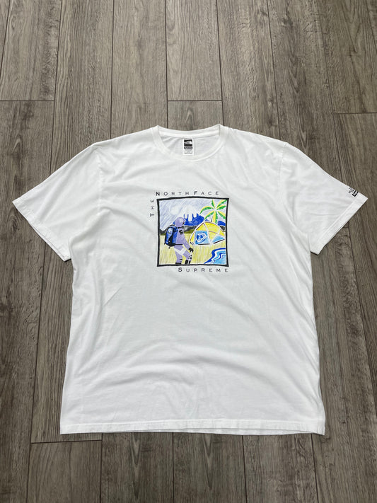 XL - Supreme The North Face Sketch White Tee