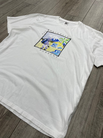 XL - Supreme The North Face Sketch White Tee