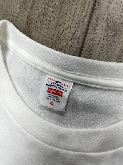 XL - Supreme MLB Yankees NY White Tee