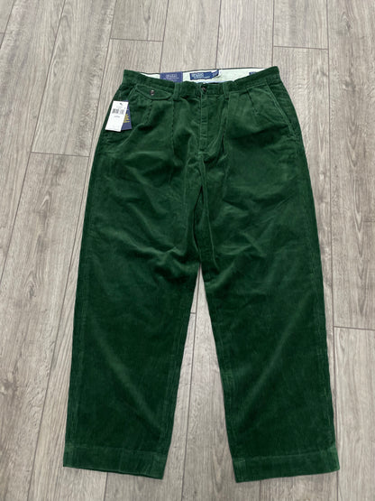 32 - Polo Ralph Lauren Whitman relaxed fit Green corduroy pants