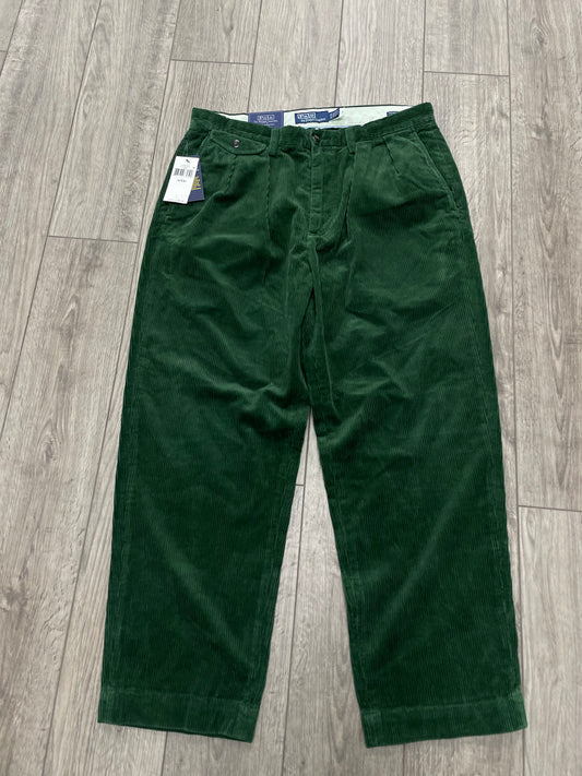 32 - Polo Ralph Lauren Whitman relaxed fit Green corduroy pants