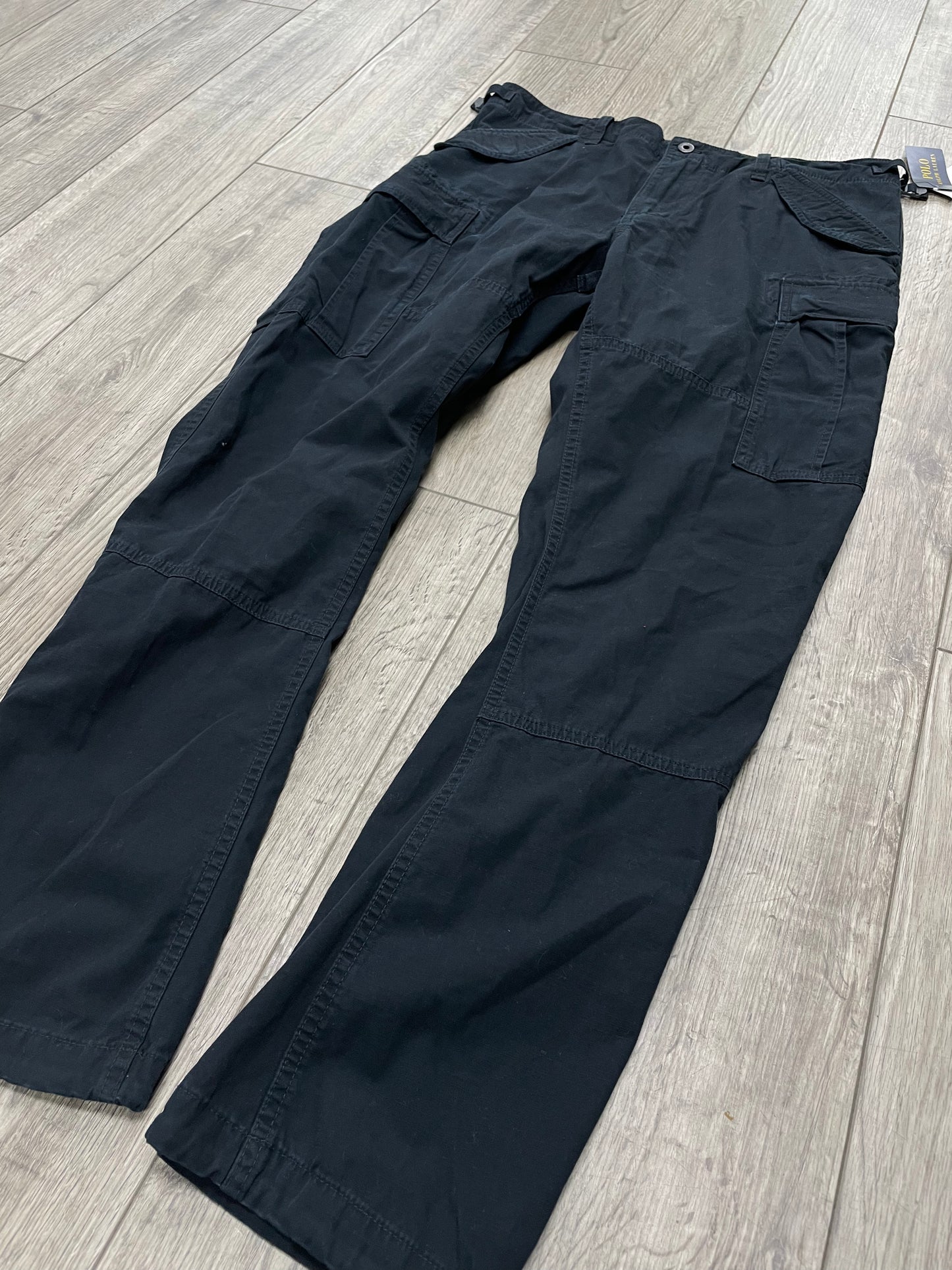 34 - Polo Ralph Lauren Black Utility Cargo Pants