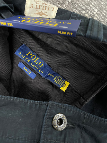 34 - Polo Ralph Lauren Black Utility Cargo Pants