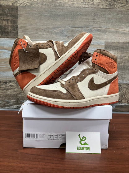 Jordan 1 Retro High OG SP Dusted Clay Size 7W/5.5M