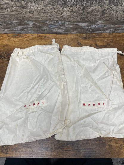 Marni Dada Sabot Slingback Leather Sandals Size 45/12