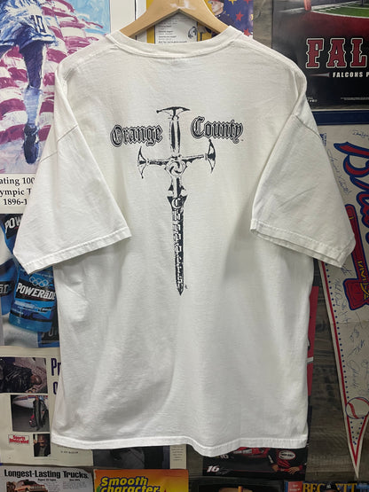Orange County Choppers White Dagger Tee XL
