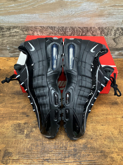11W-Nike Air Max 95 Big Bubble Black/Metallic Silver