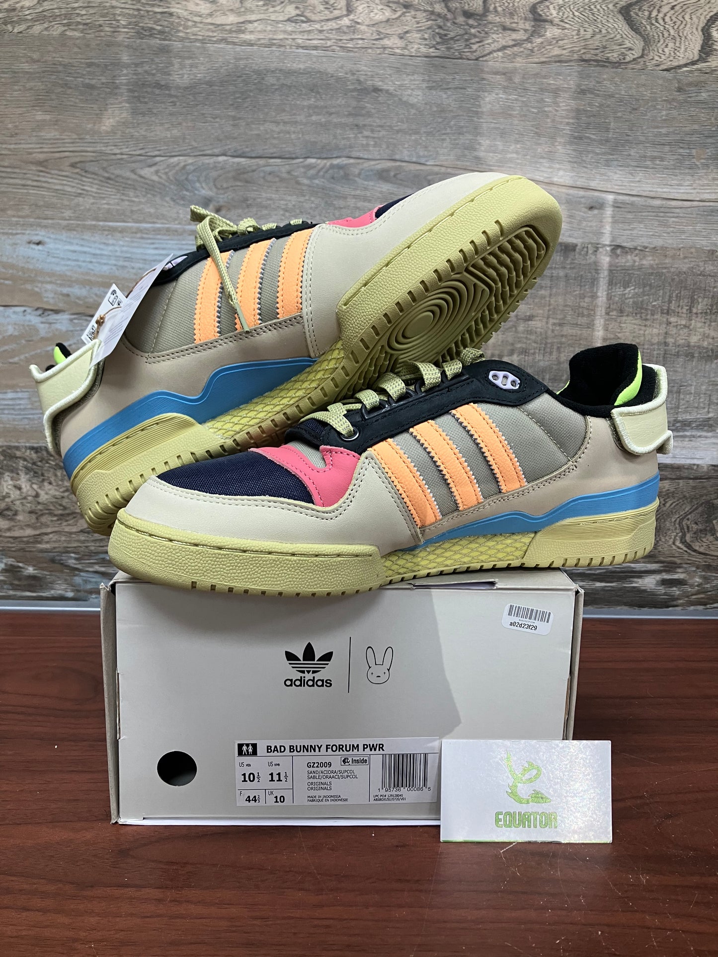 Adidas Forum Powerphase Bad Bunny Benito Size 10.5