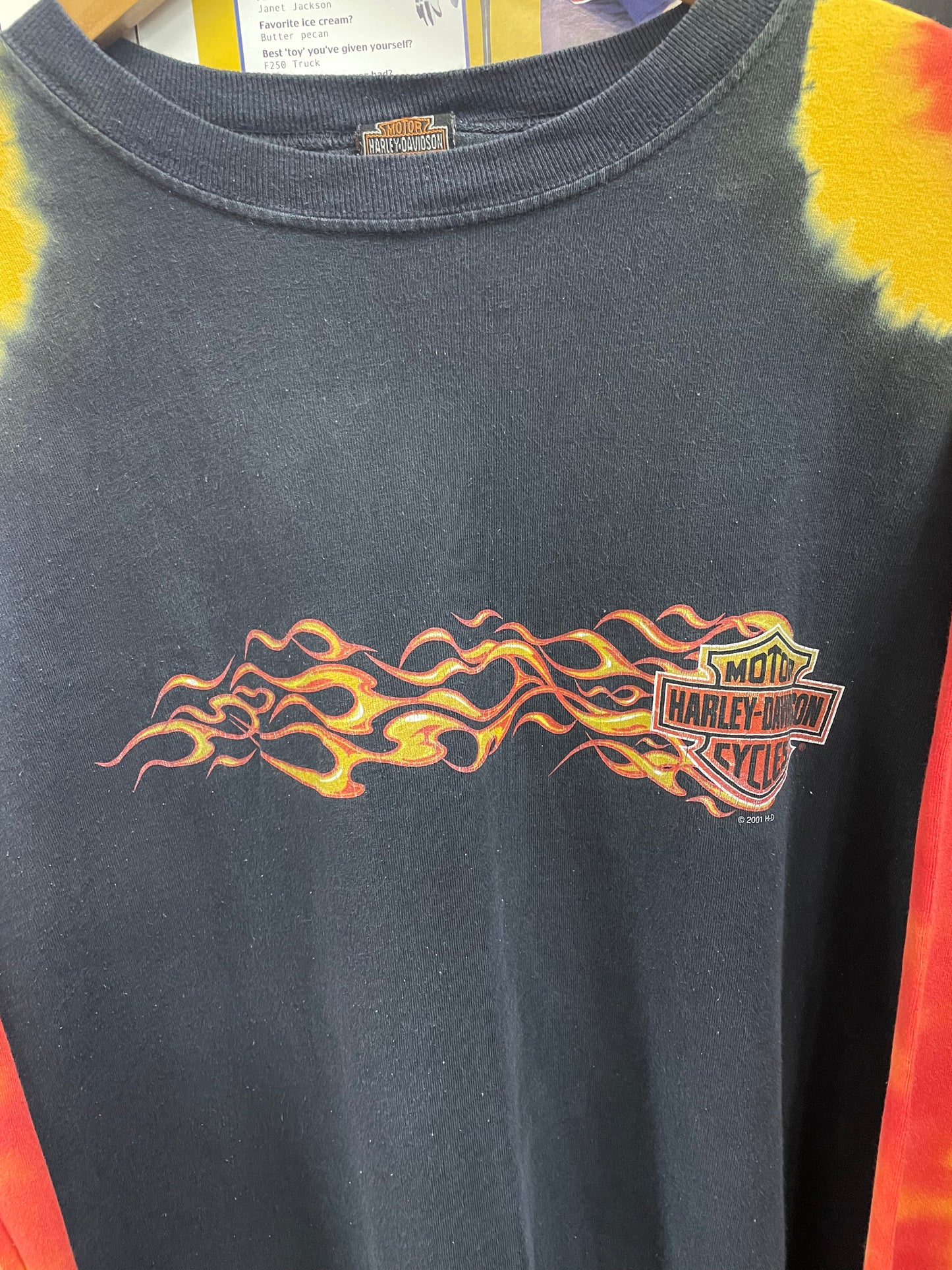 Vintage Harley Tie-Dye Long-Sleeve Tee XXL