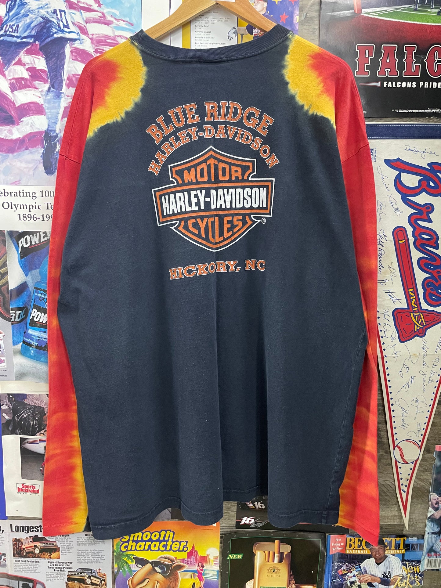 Vintage Harley Tie-Dye Long-Sleeve Tee XXL