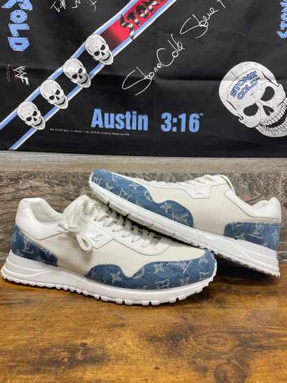 10 - Louis Vuitton Denim Monogram Run Away Sneaker