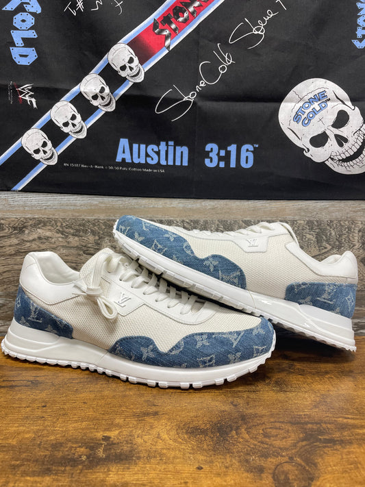 10 - Louis Vuitton Denim Monogram Run Away Sneaker