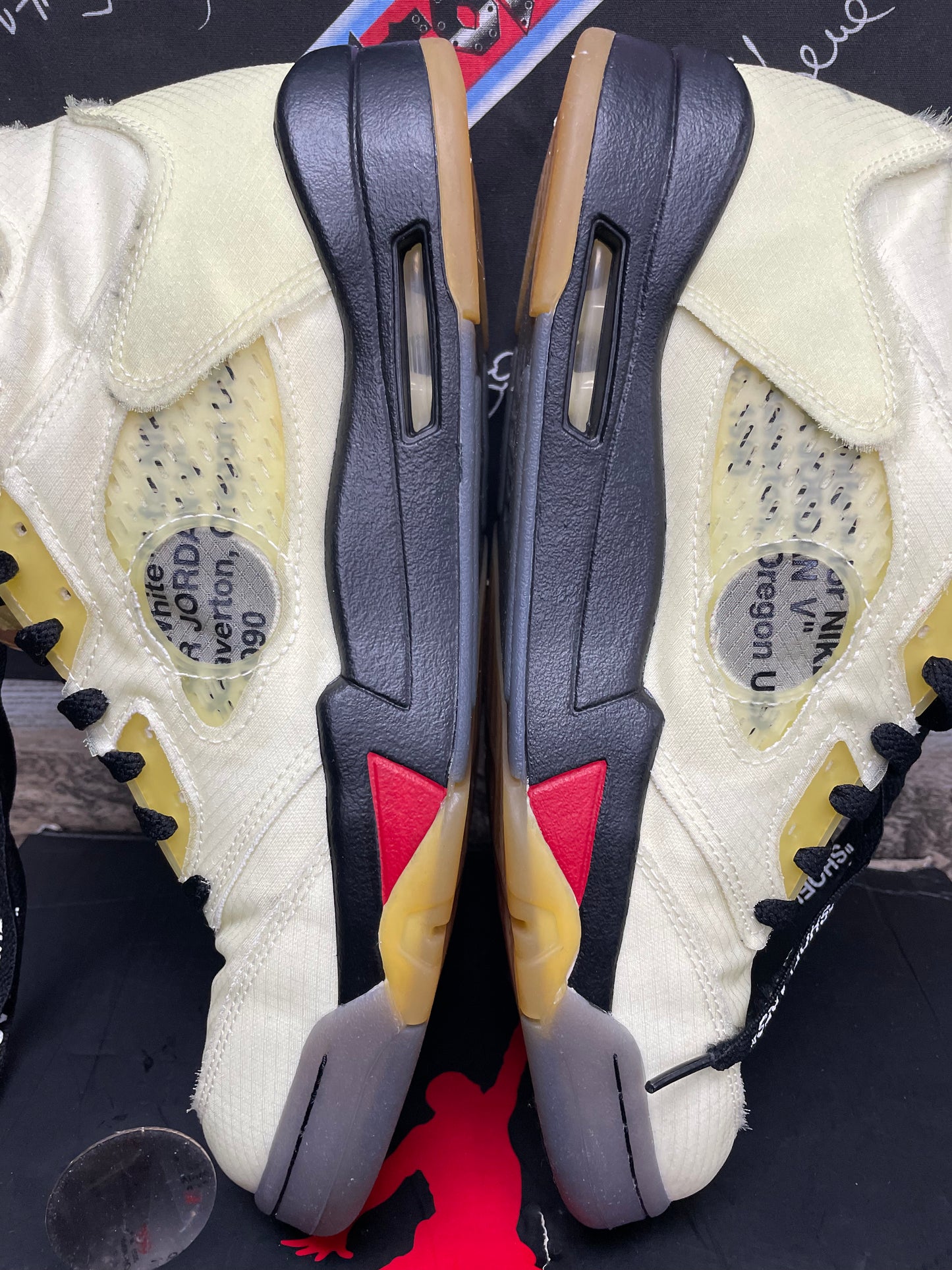 11.5-Air Jordan 5 Off-White Sail