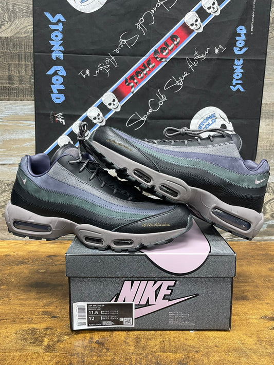 11.5-A Ma Maniére Air Max 95 Black Violet Ore