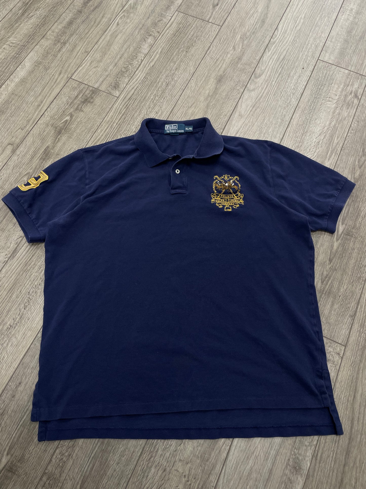 XL-Ralph Lauren International Challenge Cup Navy Polo