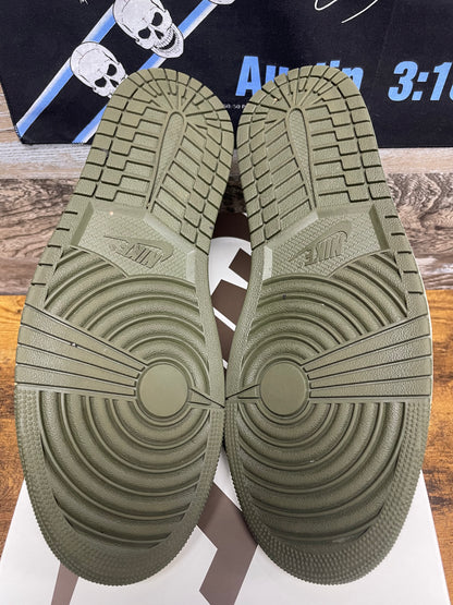 11.5-Jordan 1 Retro Low Travis Scott Medium Olive