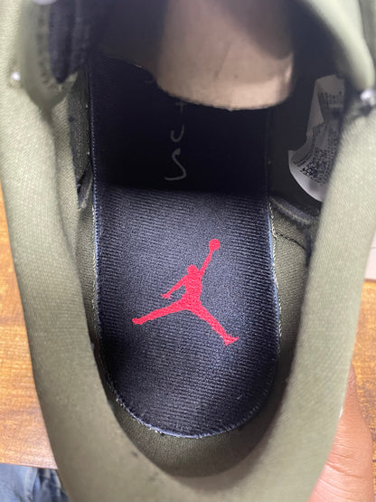 11.5-Jordan 1 Retro Low Travis Scott Medium Olive
