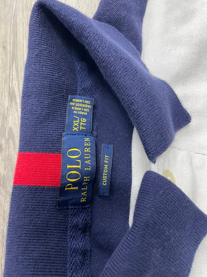 2XL-Ralph Lauren Striped USA Flag Polo