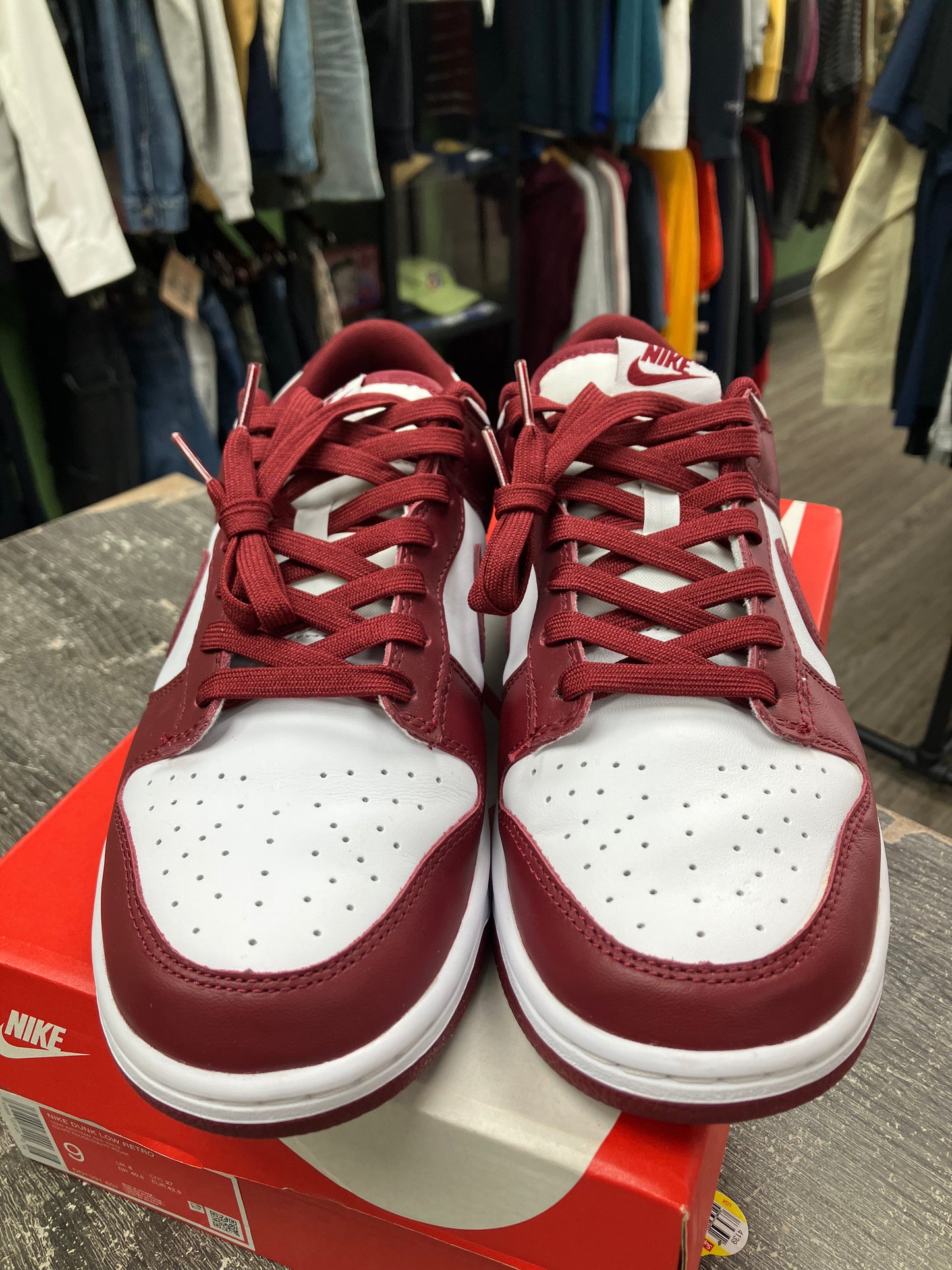 9-Nike Dunk Low Team Red
