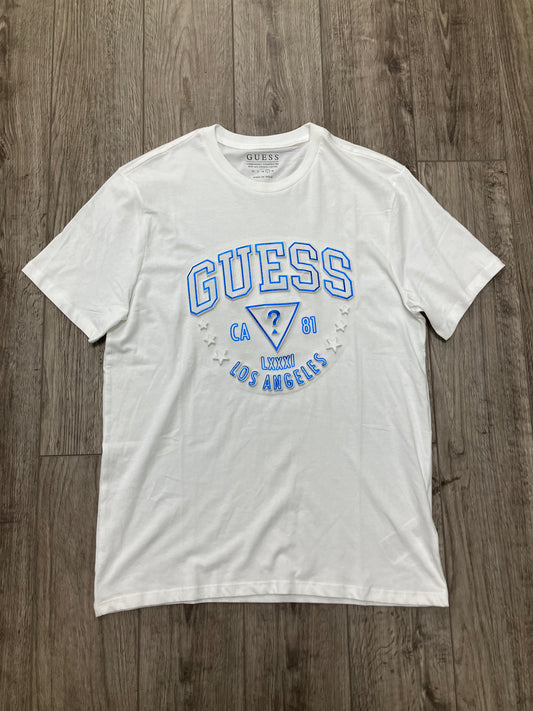 Guess White Tee Size L