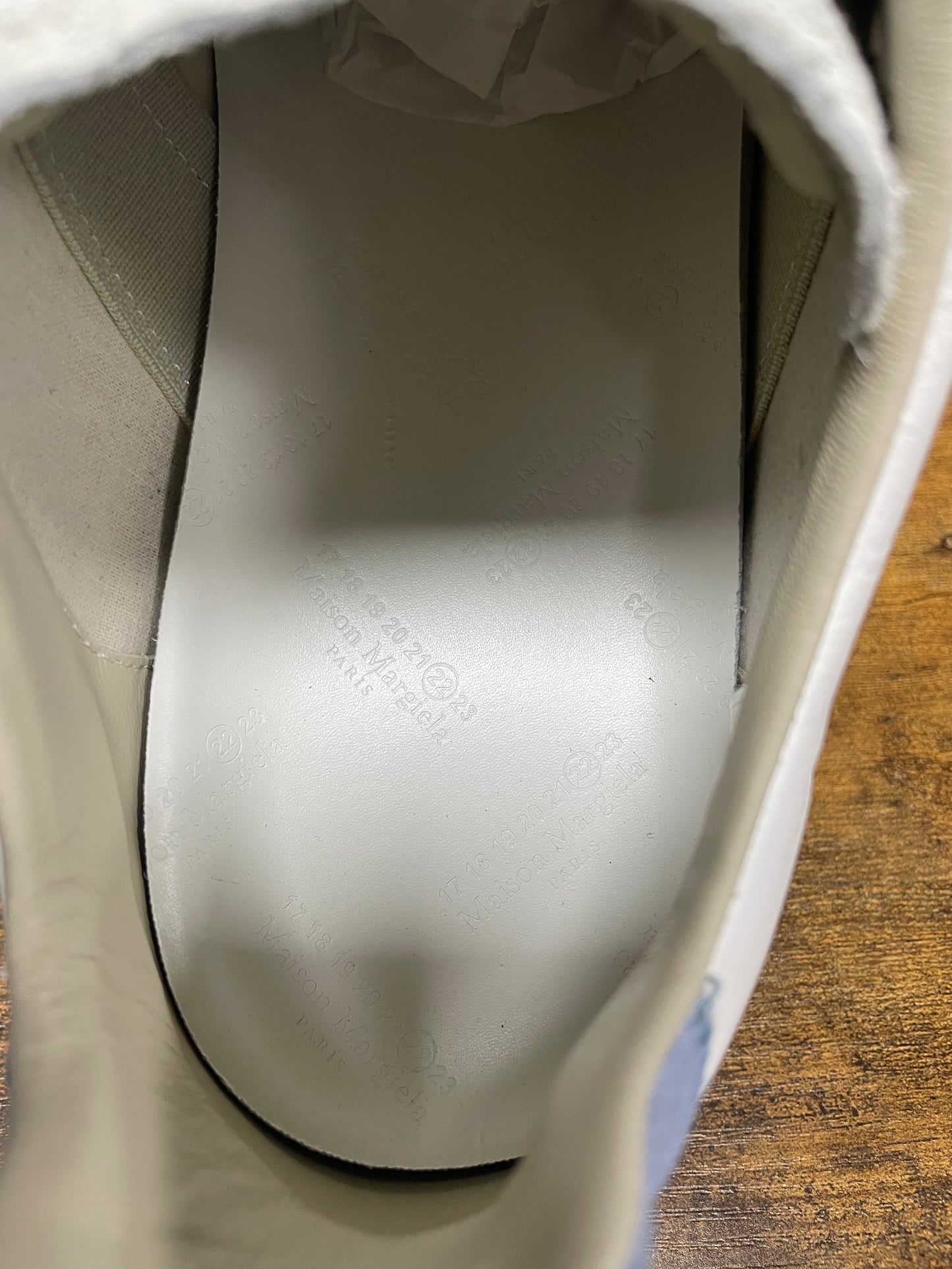 45/12-Maison Margiela Replica Sneakers Light Grey/Blue