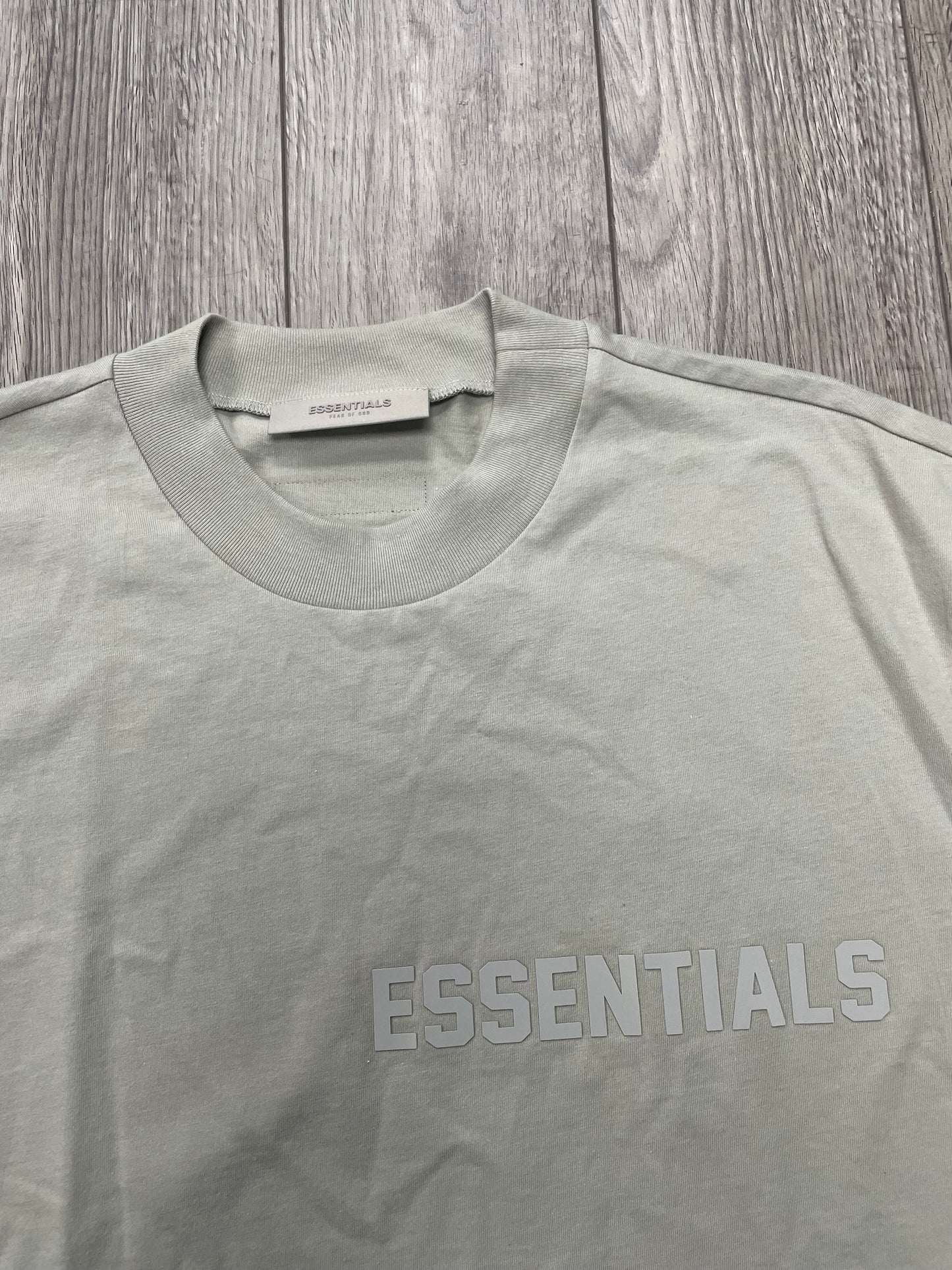 M-Fear of God Essentials Seal Grey Tee