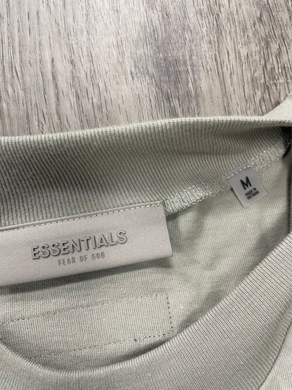 M-Fear of God Essentials Seal Grey Tee