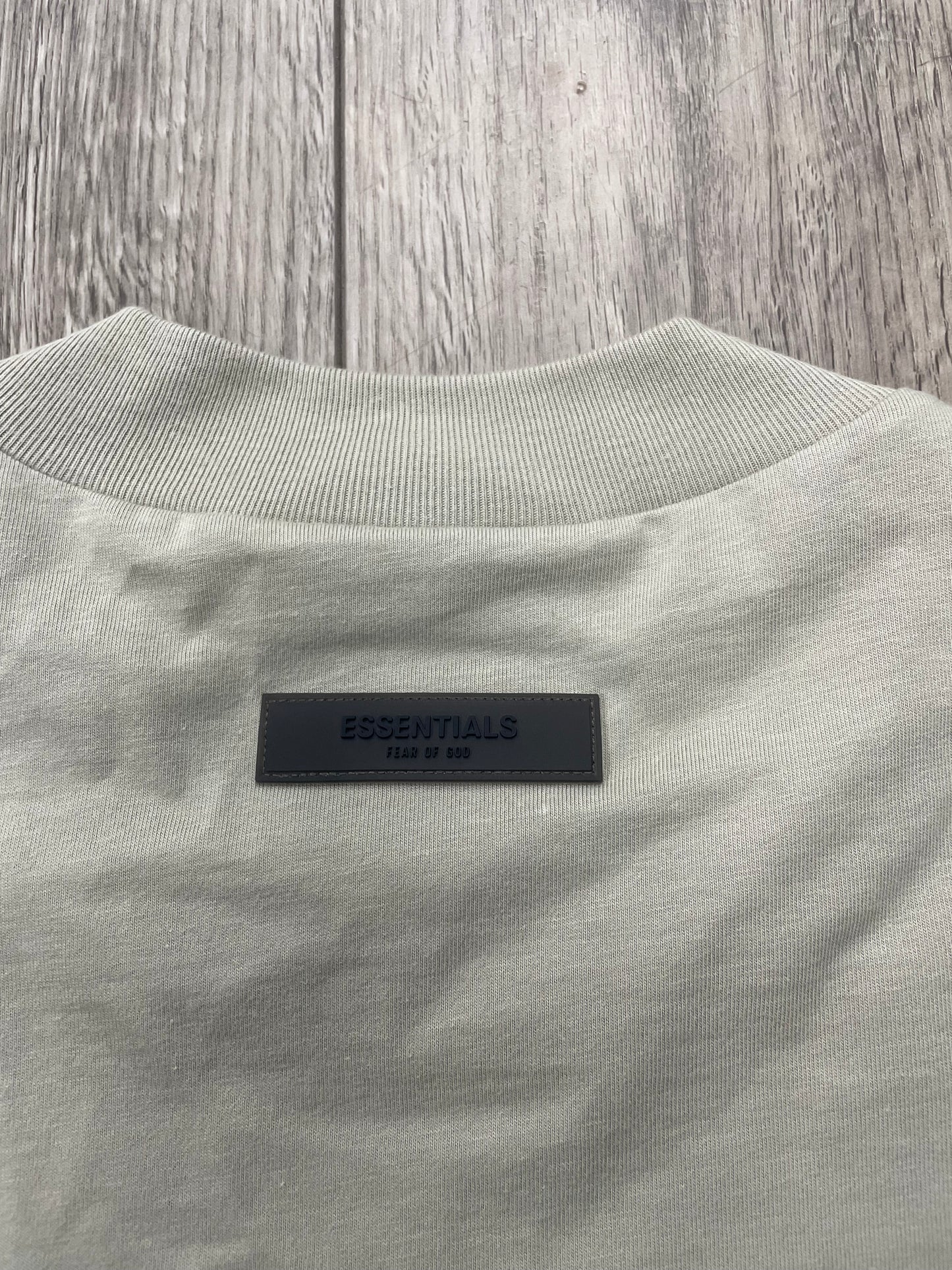 M-Fear of God Essentials Seal Grey Tee