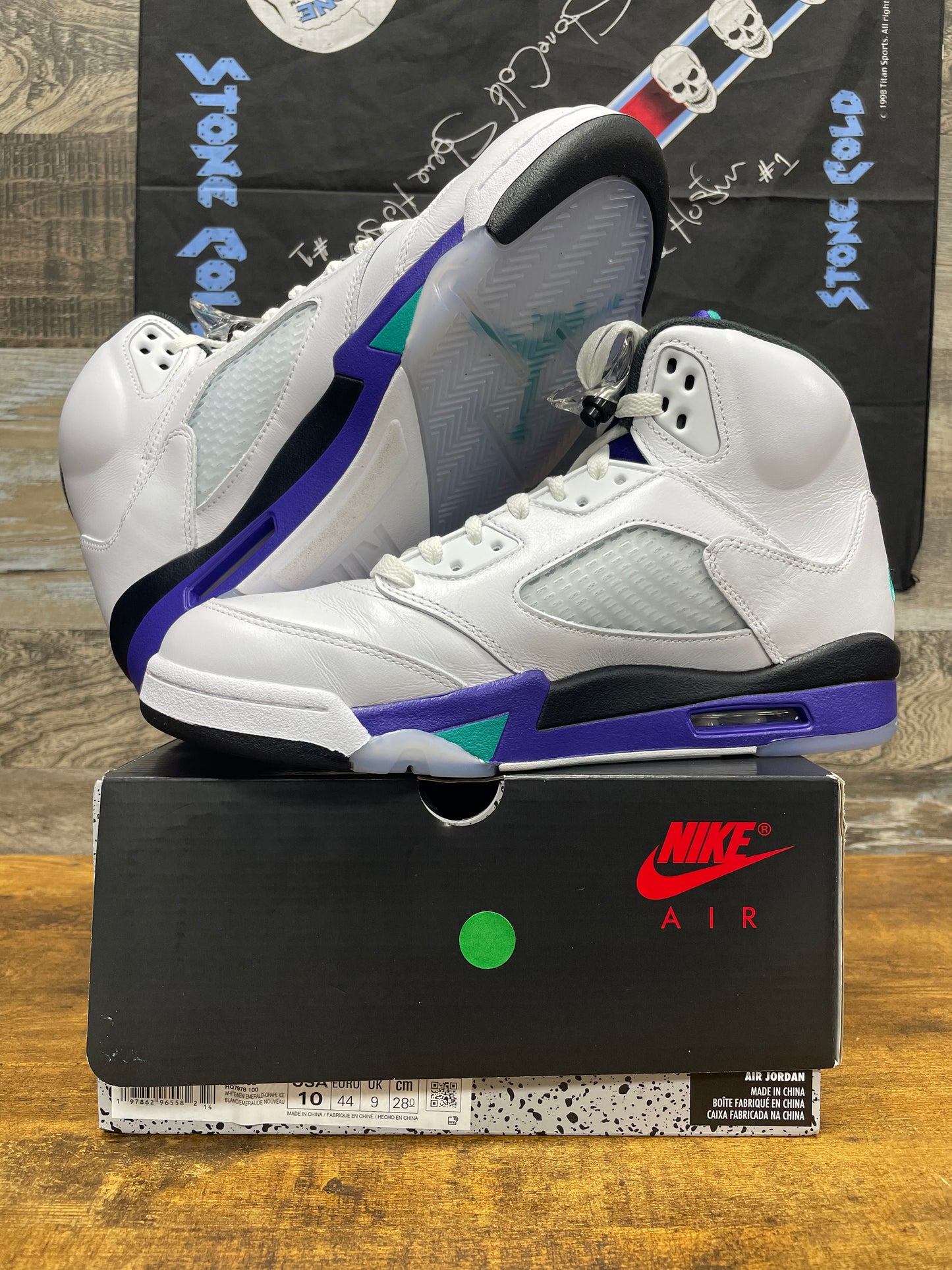Jordan 5 Retro Grape 2025 Size 10