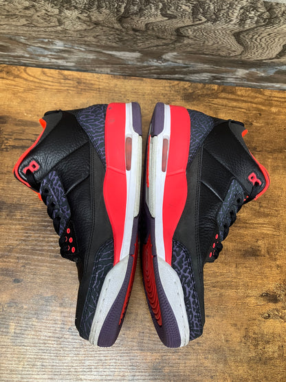 Jordan 3 Crimson Size 10
