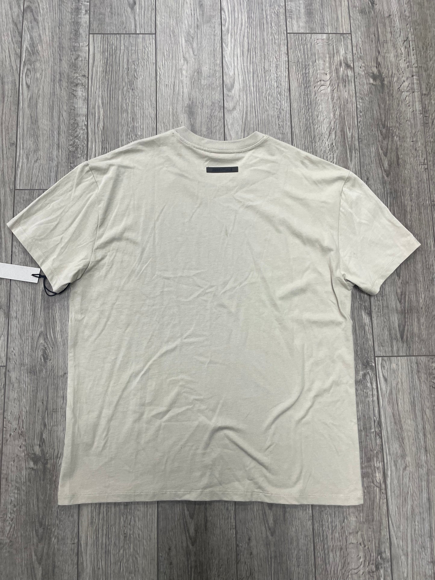 M-Fear of God Essentials Light Heather Oatmeal Tee