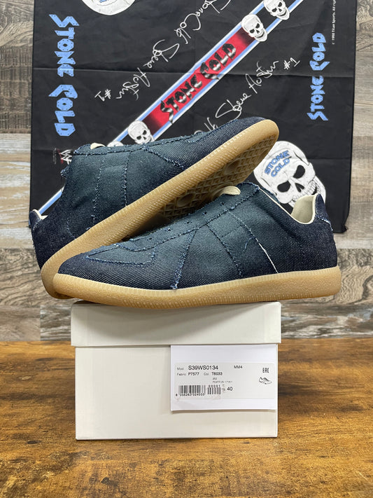 Maison Margiela Replica Exclusive Denim Sneakers Size 40EU/7M