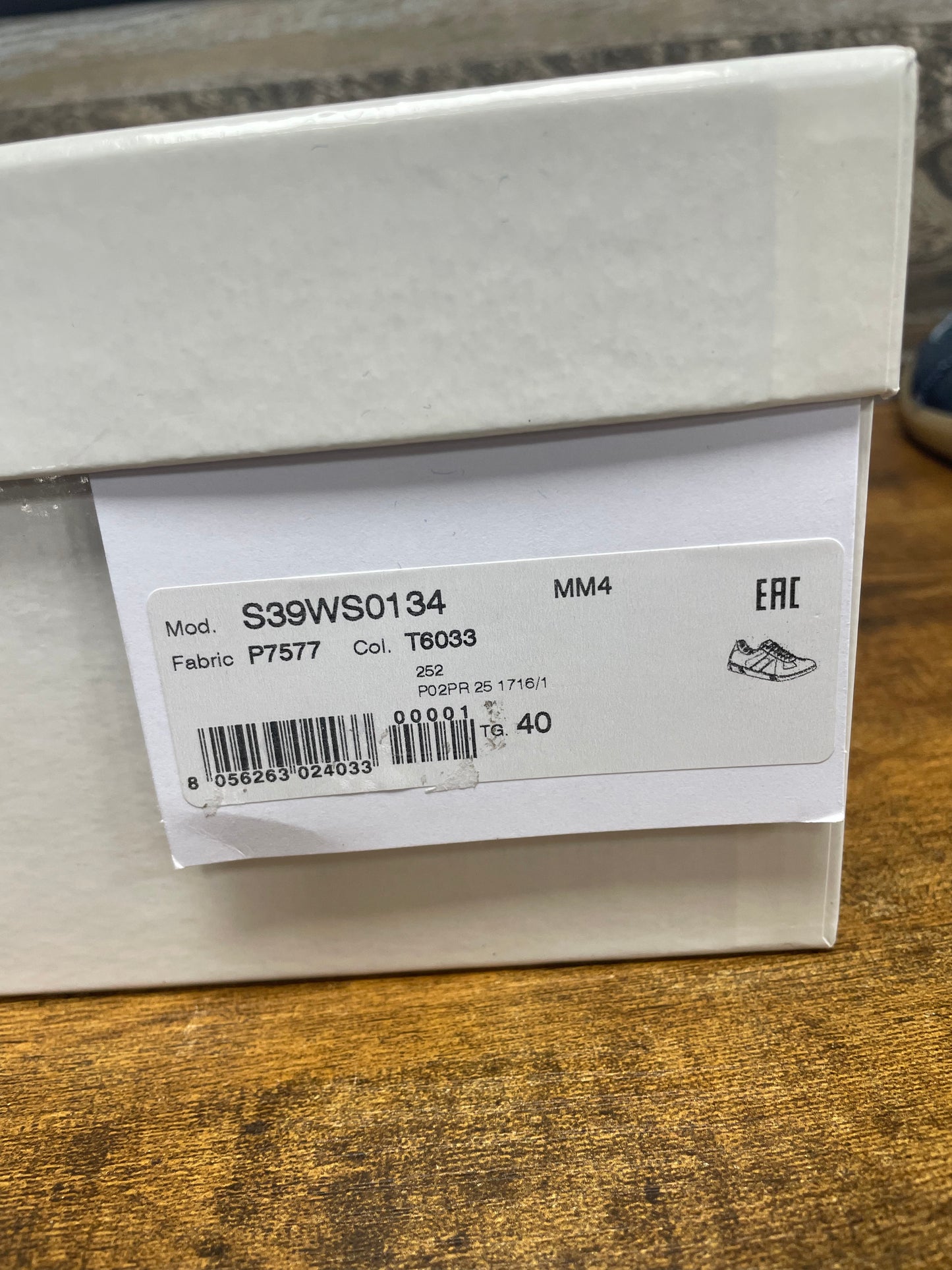 Maison Margiela Replica Exclusive Denim Sneakers Size 40EU/7M