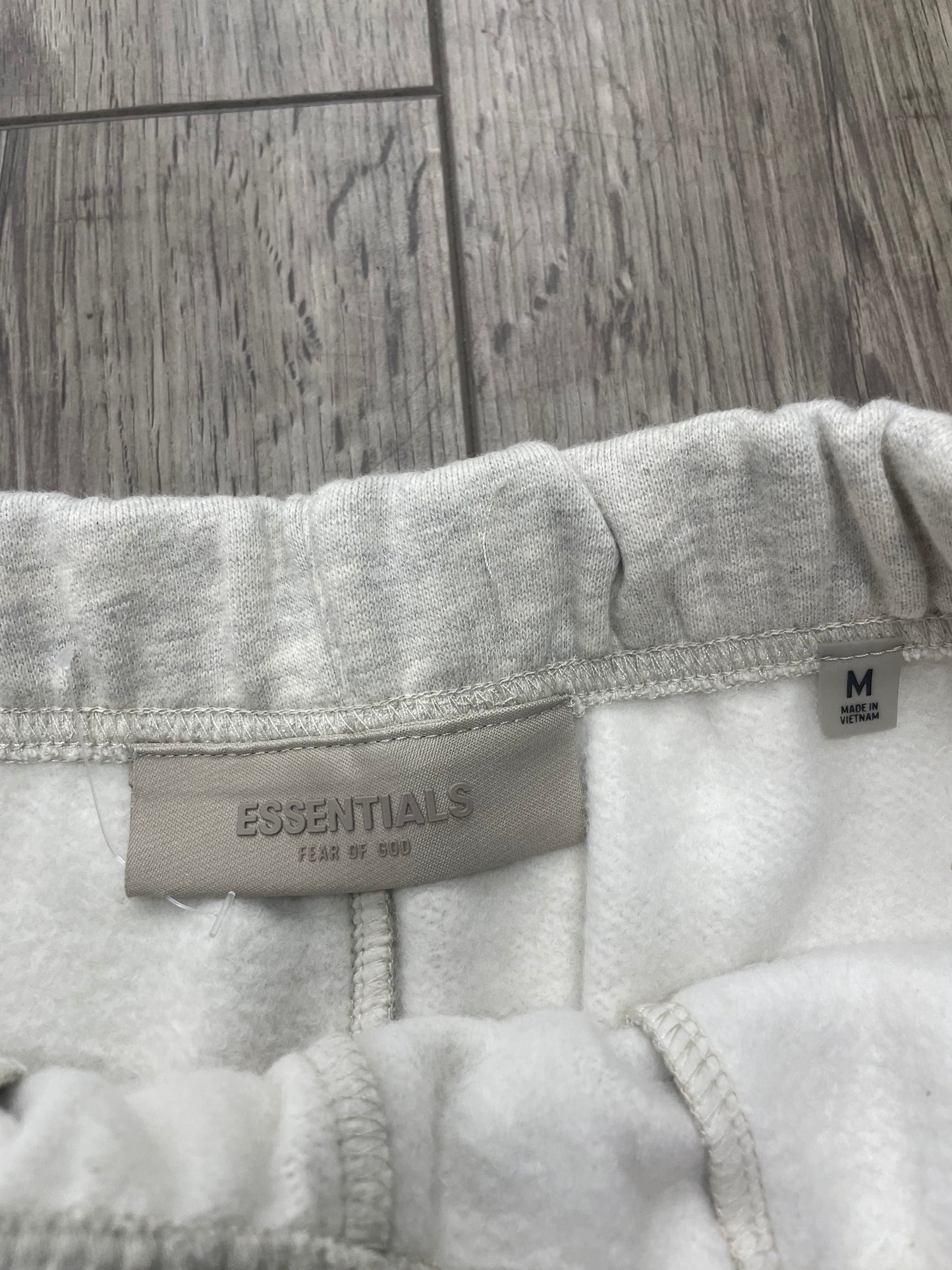 M-Fear of God Essentials Light Oatmeal Sweatshort