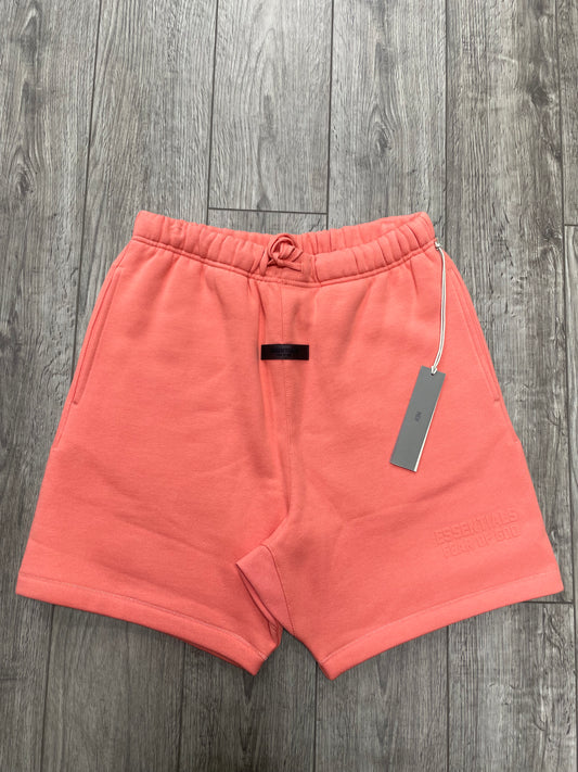 S-Fear of God Essentials Coral Sweatshort