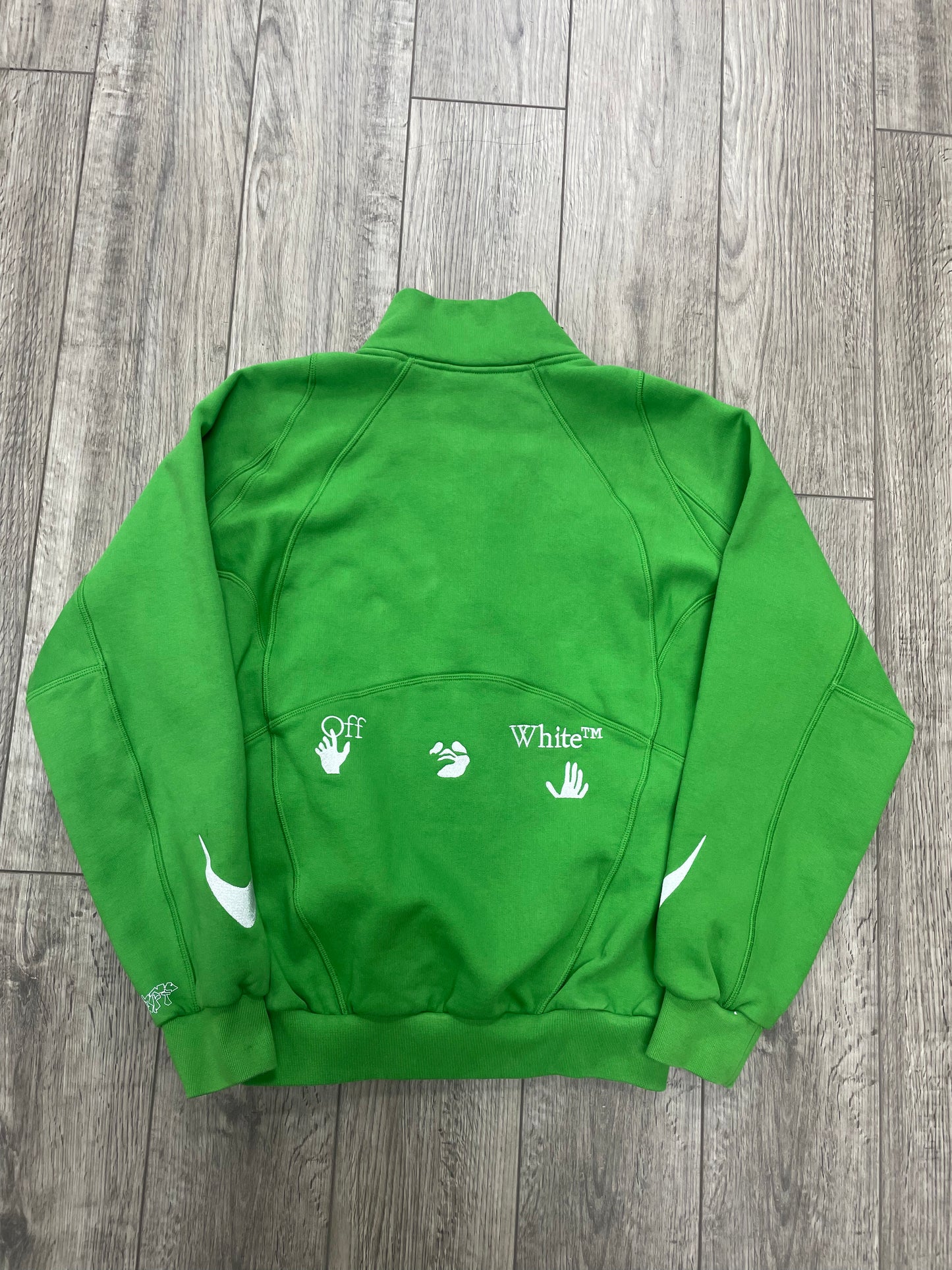 Nike X Off-White Kelly Green Track Jacket-XS
