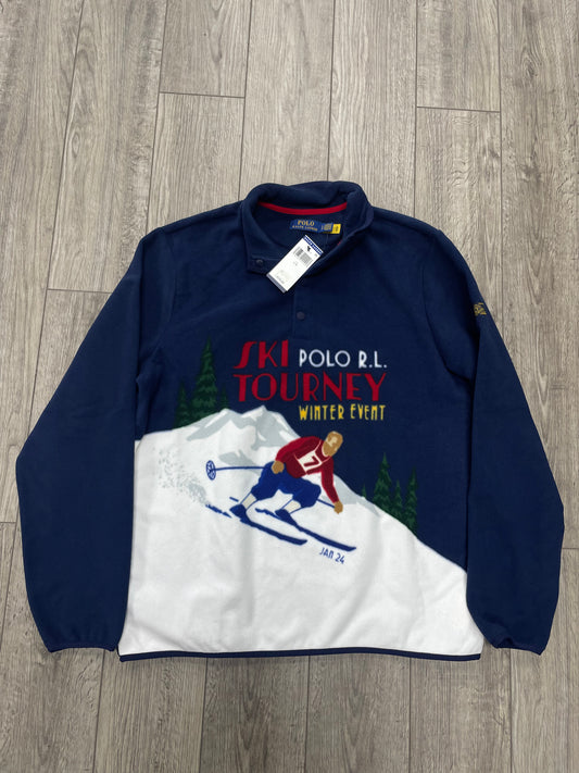 L - Polo Ralph Lauren Skier-Graphic Fleece Sweatshirt