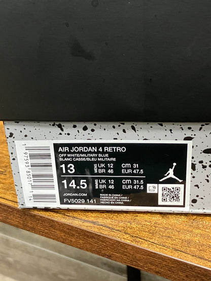 13-Air Jordan 4 military blue