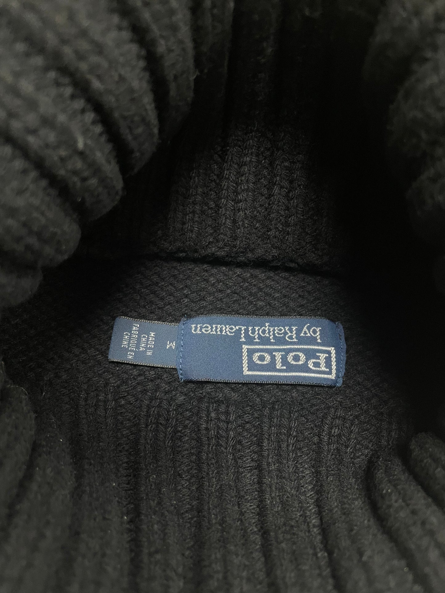 M-Polo Ralph Lauren Crest Wool Turtleneck