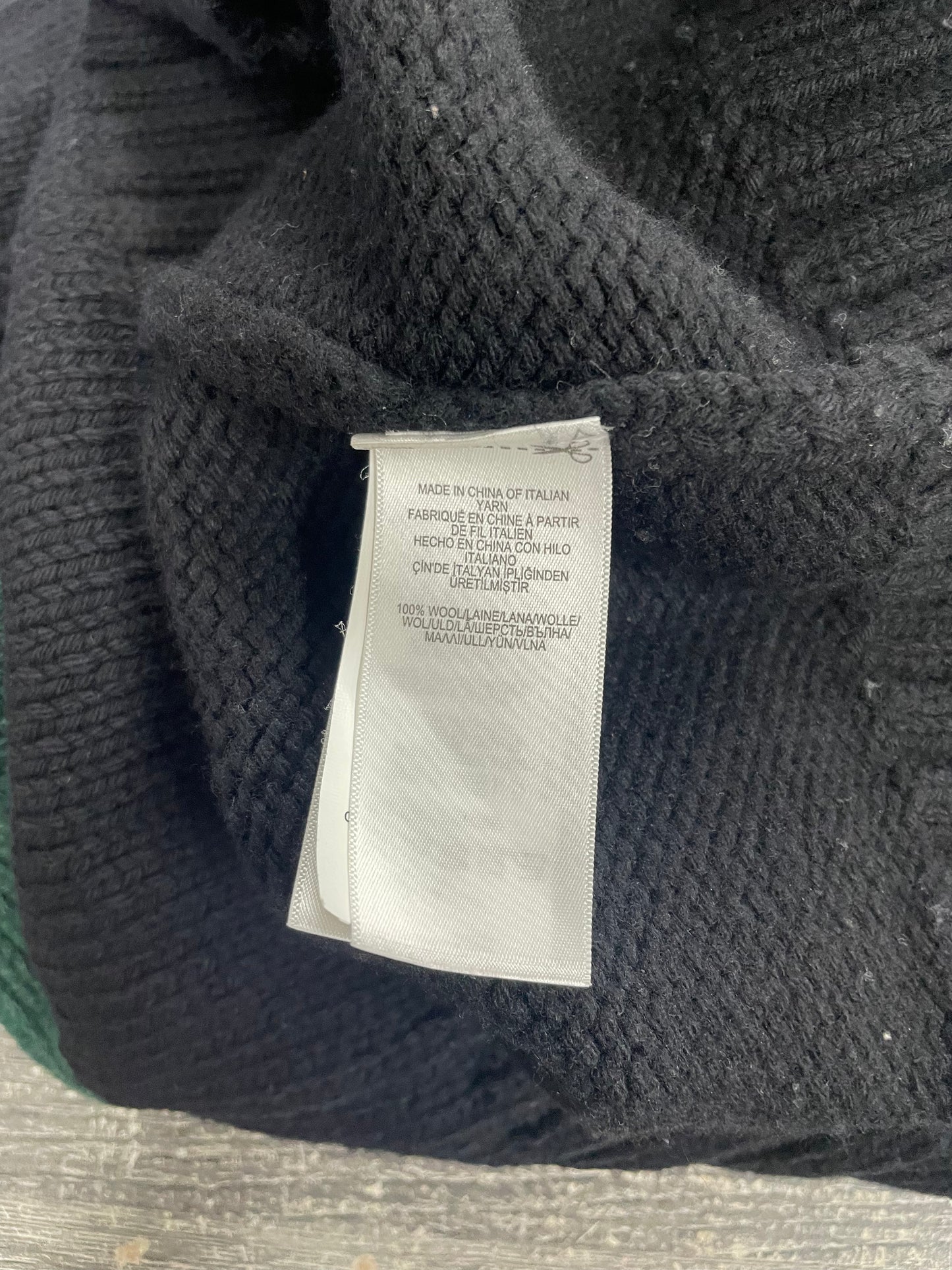 M-Polo Ralph Lauren Crest Wool Turtleneck