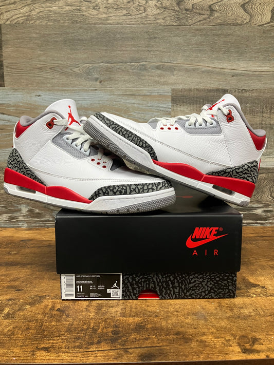 11-Air Jordan 3 Fire Red