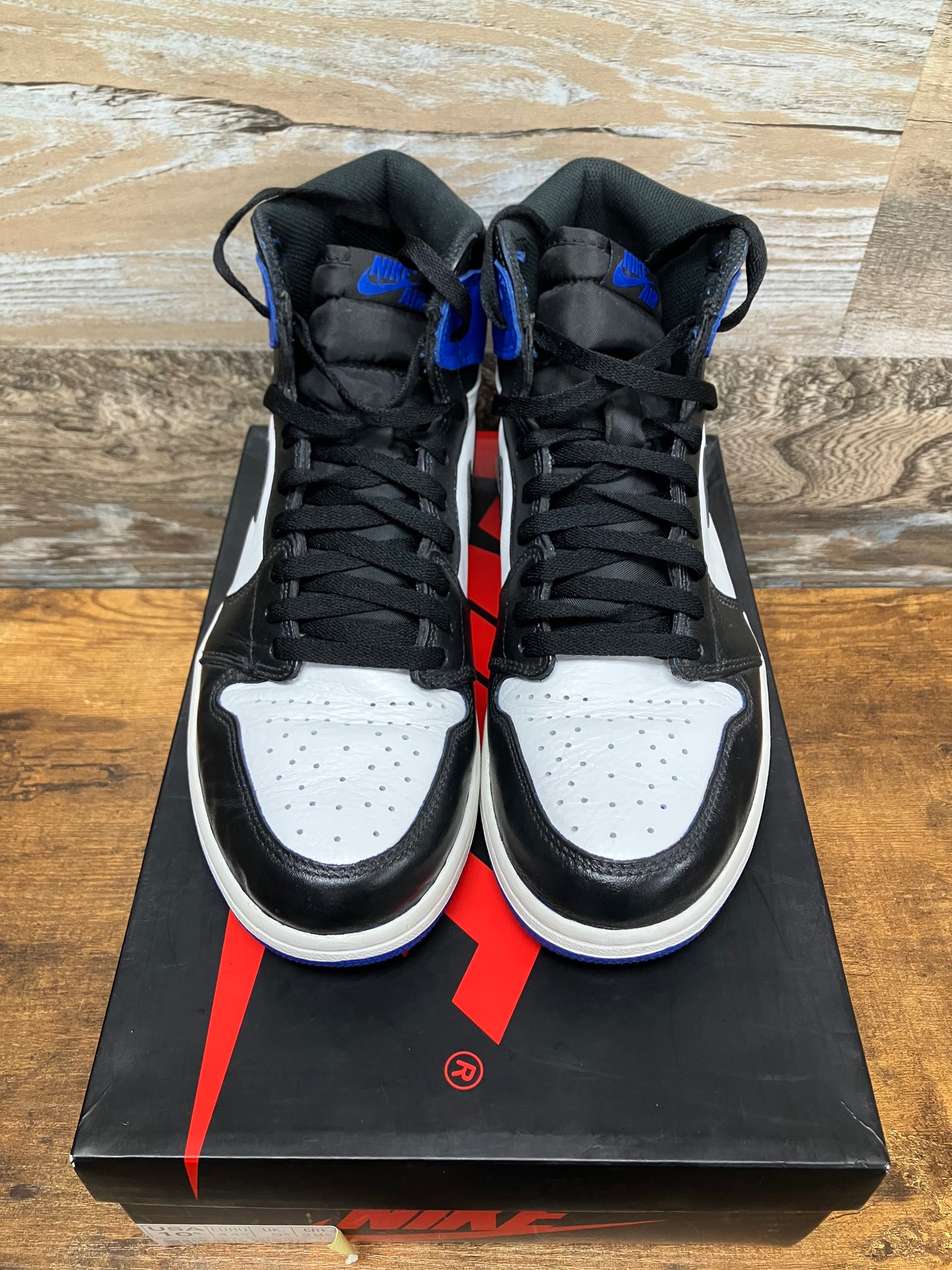 *CUSTOM* Jordan 1 Retro High Game Royal Size 10.5