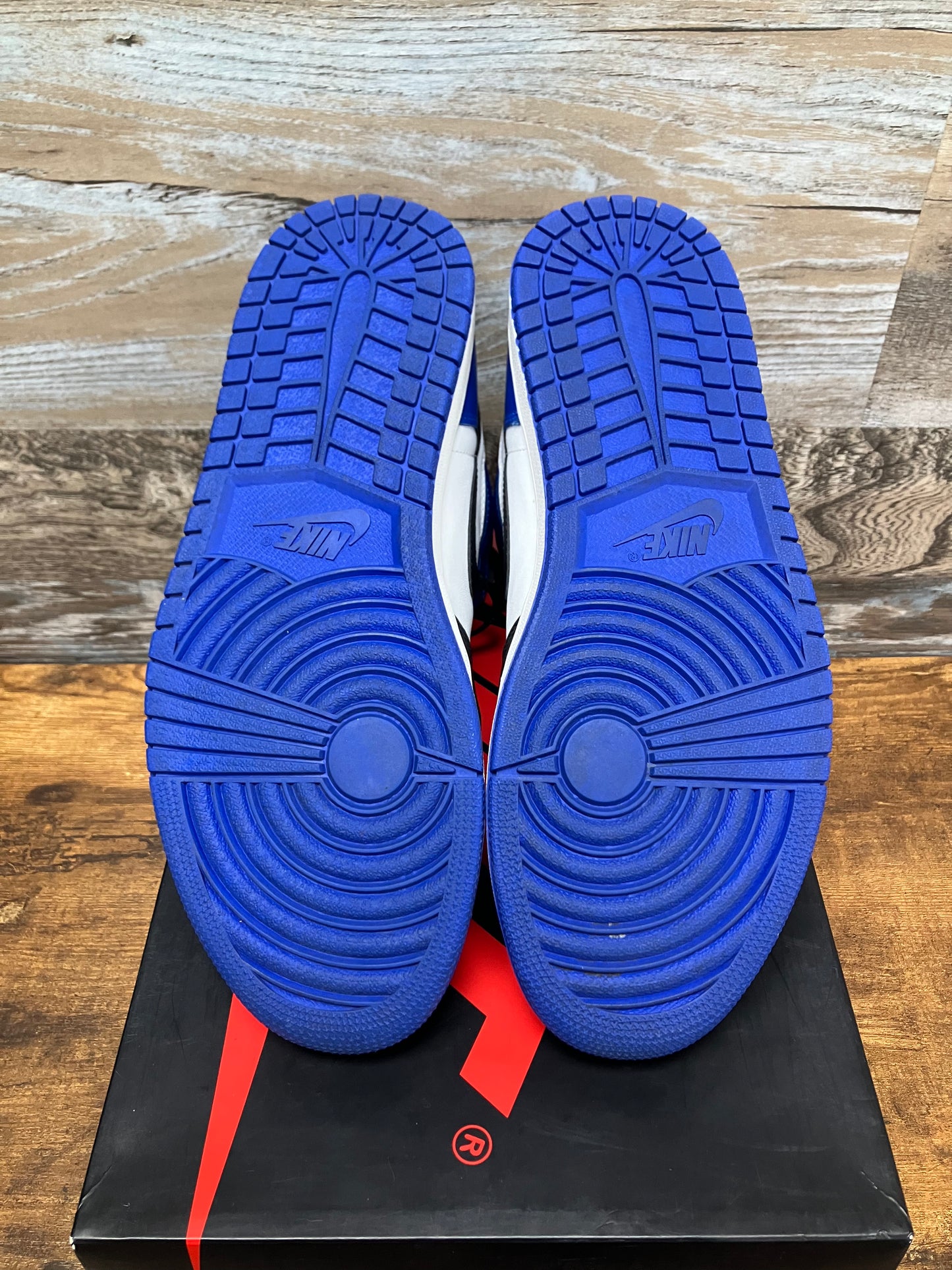 *CUSTOM* Jordan 1 Retro High Game Royal Size 10.5