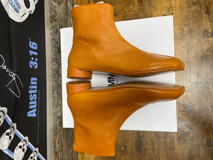 44.5 - MM6 Maison Margiela Tan Pinched Seam Boot