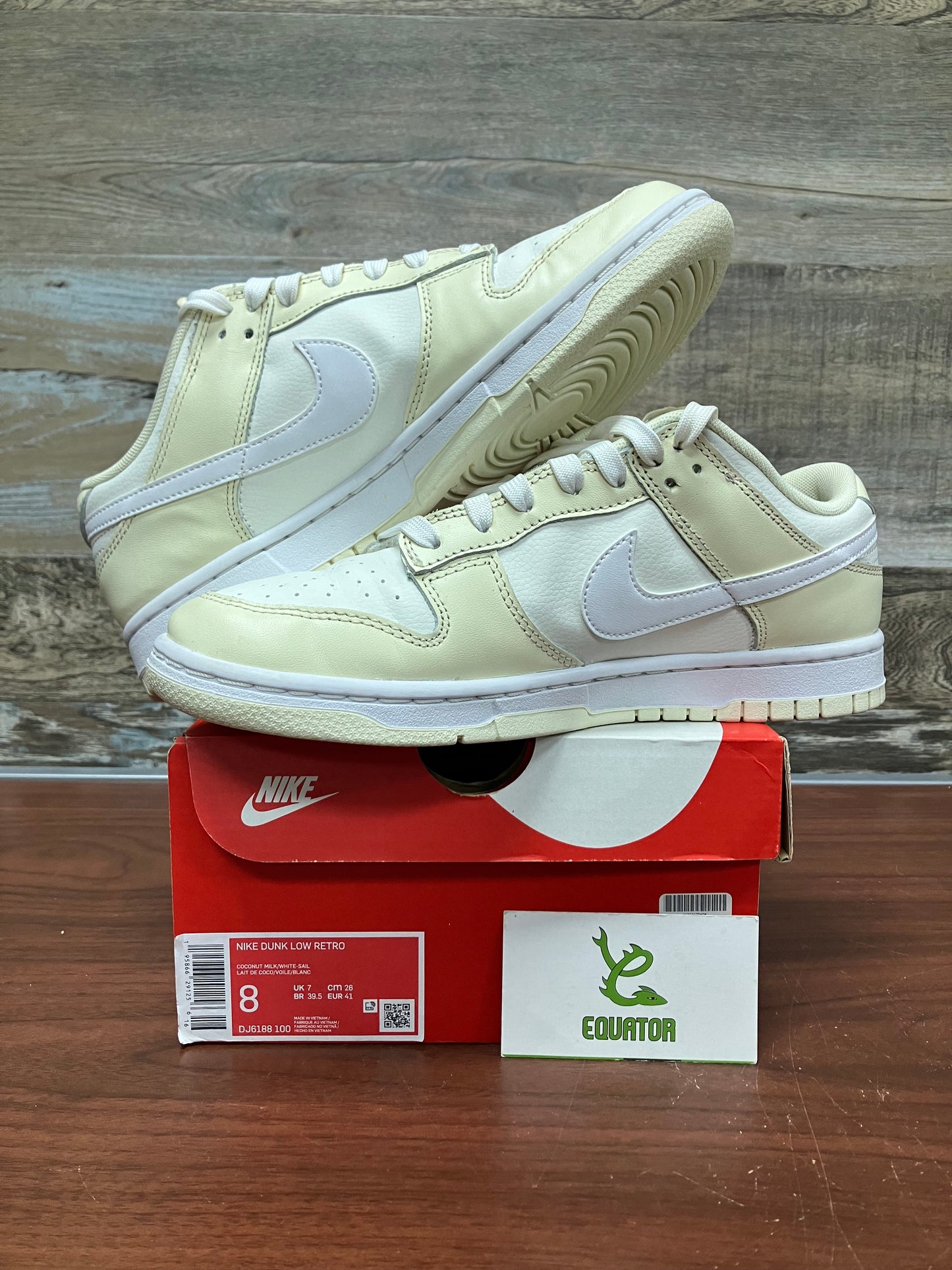 Nike Dunk Low Coconut Milk Size 8