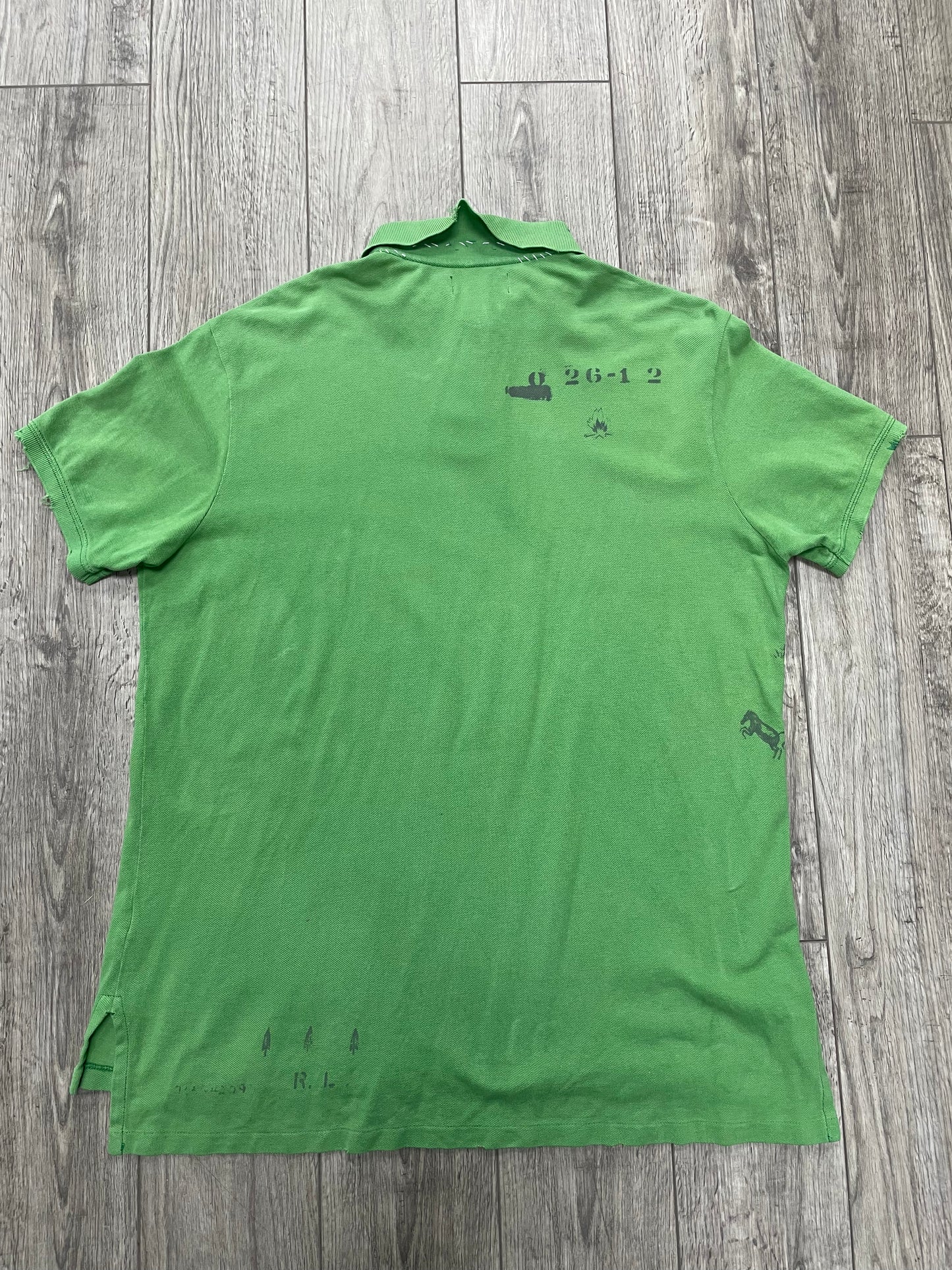 XXL-Vintage Polo Ralph Lauren Native American Green Shirt