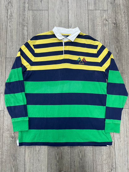 XL-Polo Ralph Lauren RLYC Striped Rugby Shirt