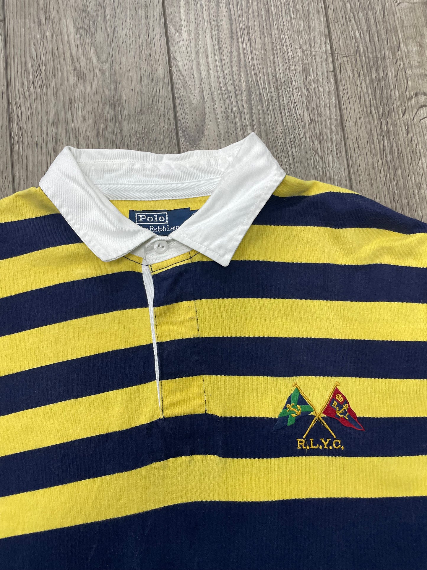 XL-Polo Ralph Lauren RLYC Striped Rugby Shirt